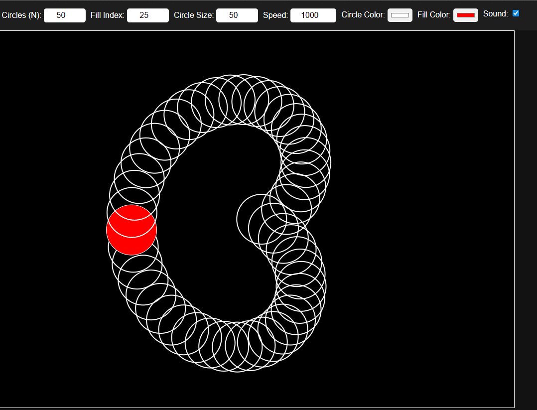 Circle Illusion with Canvas and Javascript